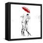 True Love Red Pop-OnRei-Framed Stretched Canvas