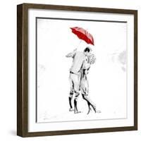 True Love Red Pop-OnRei-Framed Art Print