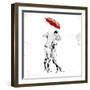 True Love Red Pop-OnRei-Framed Art Print