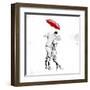 True Love Red Pop-OnRei-Framed Art Print