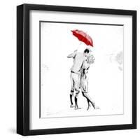 True Love Red Pop-OnRei-Framed Art Print