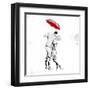 True Love Red Pop-OnRei-Framed Art Print