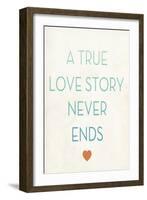 True Love Story-Kindred Sol Collective-Framed Art Print