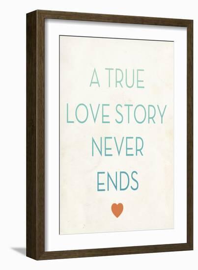 True Love Story-Kindred Sol Collective-Framed Art Print