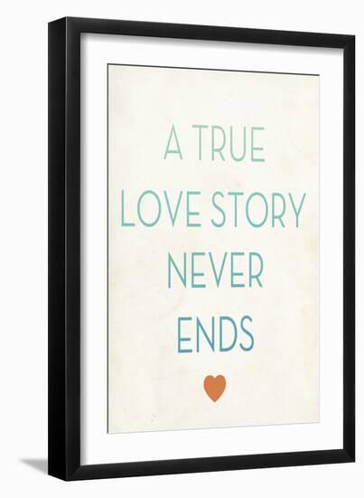 True Love Story-Kindred Sol Collective-Framed Art Print