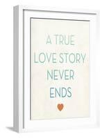 True Love Story-Kindred Sol Collective-Framed Art Print