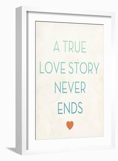 True Love Story-Kindred Sol Collective-Framed Art Print