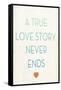 True Love Story-Kindred Sol Collective-Framed Stretched Canvas