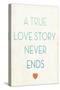 True Love Story-Kindred Sol Collective-Stretched Canvas