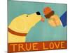True Love Yellow-Stephen Huneck-Mounted Giclee Print
