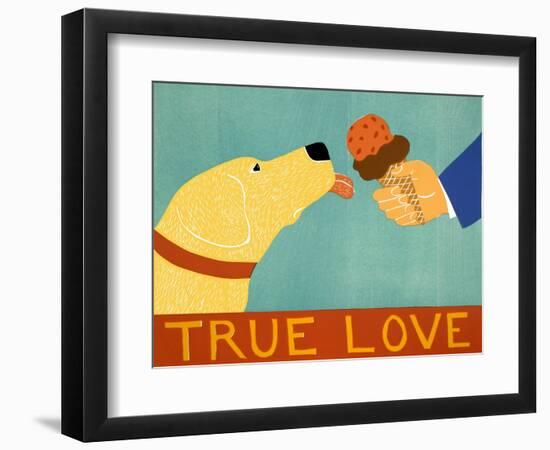 True Love Yellow-Stephen Huneck-Framed Premium Giclee Print