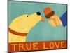 True Love Yellow-Stephen Huneck-Mounted Premium Giclee Print