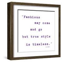 True Style-Maria Mendez-Framed Art Print