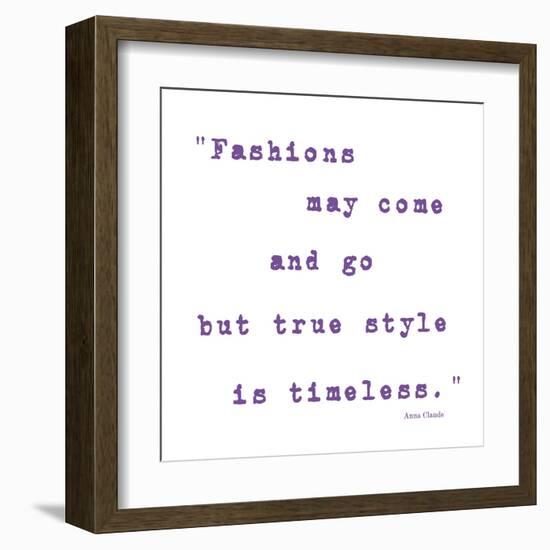 True Style-Maria Mendez-Framed Art Print