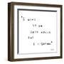 True to Type IV-Maria Mendez-Framed Giclee Print