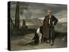 Truffle Hunting Pig 19C-null-Stretched Canvas