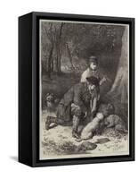 Truffle-Hunting-George Bouverie Goddard-Framed Stretched Canvas