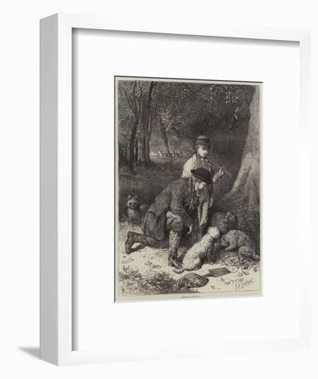 Truffle-Hunting-George Bouverie Goddard-Framed Giclee Print