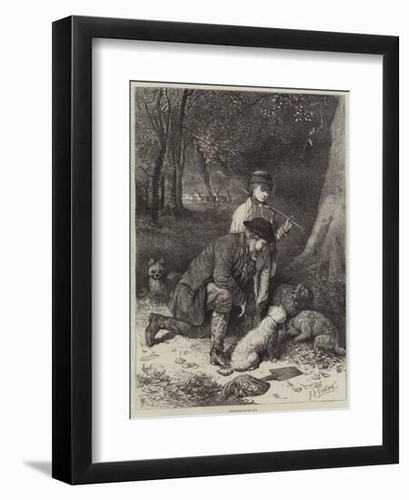 Truffle-Hunting-George Bouverie Goddard-Framed Giclee Print