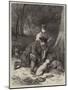 Truffle-Hunting-George Bouverie Goddard-Mounted Giclee Print