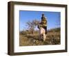 Truffle Producer with Pig Searching for Truffles in January, Quercy Region, France-Adam Tall-Framed Photographic Print