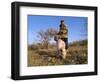 Truffle Producer with Pig Searching for Truffles in January, Quercy Region, France-Adam Tall-Framed Photographic Print