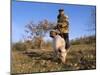 Truffle Producer with Pig Searching for Truffles in January, Quercy Region, France-Adam Tall-Mounted Photographic Print