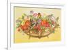Trug with Fruit, Flowers and Chaffinches, 1991-E.B. Watts-Framed Giclee Print
