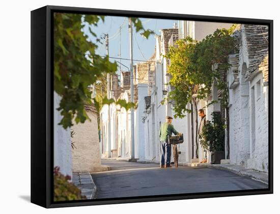 Trulli Houses, Alberobello, Apulia, Puglia, Italy-Peter Adams-Framed Stretched Canvas