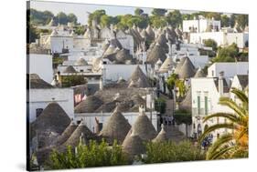 Trulli Houses, Alberobello, Apulia, Puglia, Italy-Peter Adams-Stretched Canvas