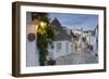 Trulli, traditional houses, Rione Monti area, Alberobello, UNESCO World Heritage Site, Valle d'Itri-Markus Lange-Framed Photographic Print