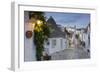 Trulli, traditional houses, Rione Monti area, Alberobello, UNESCO World Heritage Site, Valle d'Itri-Markus Lange-Framed Photographic Print