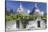 Trulli, traditional houses, Rione Monti area, Alberobello, UNESCO World Heritage Site, Valle d'Itri-Markus Lange-Stretched Canvas