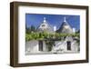 Trulli, traditional houses, Rione Monti area, Alberobello, UNESCO World Heritage Site, Valle d'Itri-Markus Lange-Framed Photographic Print