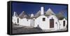 Trulli, Traditional Houses, Rione Monti Area, Alberobello, UNESCO World Heritage Site-Markus Lange-Framed Stretched Canvas