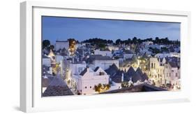 Trulli, Traditional Houses, Rione Monti Area, Alberobello, UNESCO World Heritage Site-Markus Lange-Framed Photographic Print