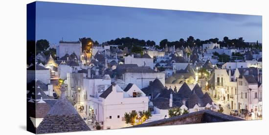 Trulli, Traditional Houses, Rione Monti Area, Alberobello, UNESCO World Heritage Site-Markus Lange-Stretched Canvas