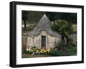 Trullo Near Locorotondo, Puglia, Italy-Michael Newton-Framed Photographic Print