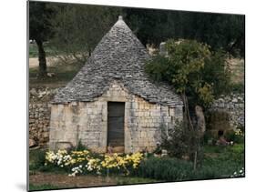 Trullo Near Locorotondo, Puglia, Italy-Michael Newton-Mounted Photographic Print