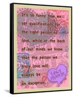 Truly Love Will Always Be an Exception-Cathy Cute-Framed Stretched Canvas