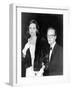 Truman Capote, Southern American Writer with Socialite Gloria Vanderbilt in 1965-null-Framed Photo