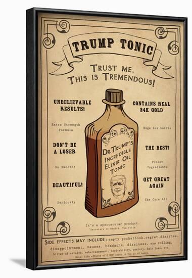 Trump Tonic-null-Framed Poster