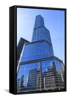 Trump Tower, Chicago, Illinois, United States of America, North America-Amanda Hall-Framed Stretched Canvas