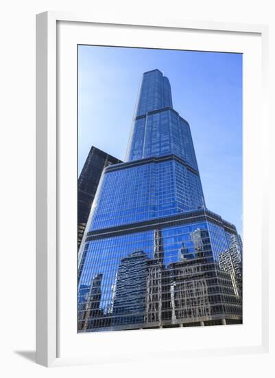 Trump Tower, Chicago, Illinois, United States of America, North America-Amanda Hall-Framed Photographic Print