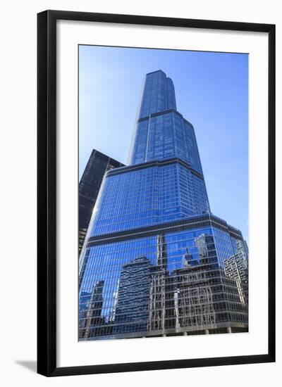 Trump Tower, Chicago, Illinois, United States of America, North America-Amanda Hall-Framed Photographic Print