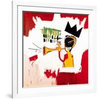 Trumpet, 1984-Jean-Michel Basquiat-Framed Giclee Print