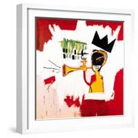 Trumpet, 1984-Jean-Michel Basquiat-Framed Giclee Print