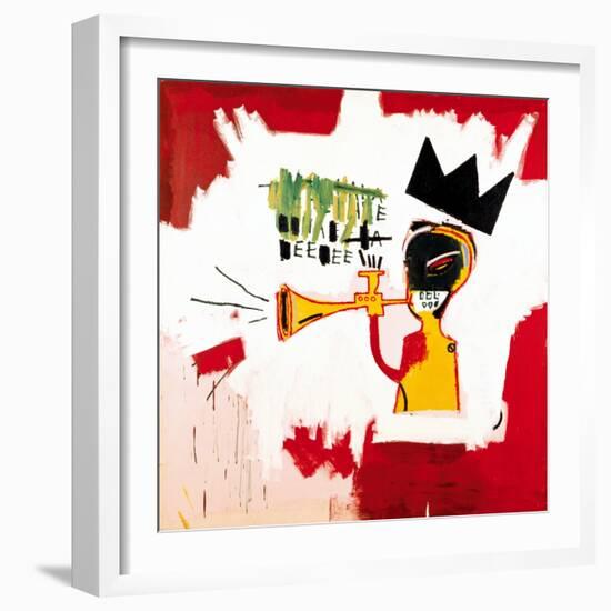 Trumpet, 1984-Jean-Michel Basquiat-Framed Giclee Print