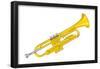 Trumpet, Brass, Musical Instrument-Encyclopaedia Britannica-Framed Poster