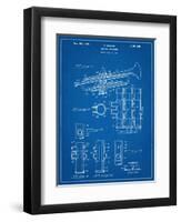 Trumpet Instrument Patent-null-Framed Art Print